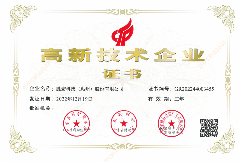 喜讯！我司顺利顺利获得“高新技术企业”认定